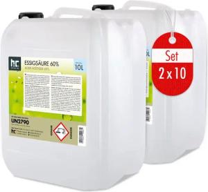 Höfer Chemie GmbH 2x 10 L Essigsäure 60% Grundreiniger