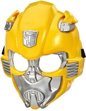 Hasbro Verkleidungsmaske Transformers Maske Bumblebee für Kinder Kindermaske, 25 cm mit elastischen Riemen