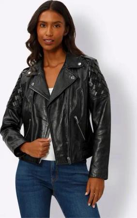 heine Allwetterjacke Lederjacke