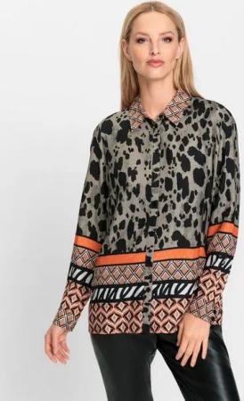 heine Klassische Bluse Druckbluse