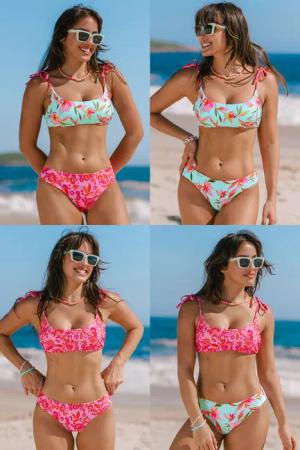 Wendbares Bikini-Oberteil und Standard-Bikinihose