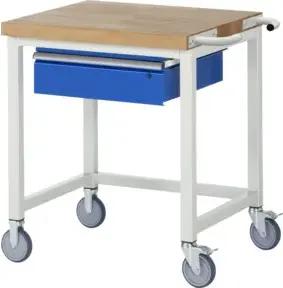 Rau Fahrbare Werkbank mit Querstrebe und Schublade BxTxH 750x700x880mm