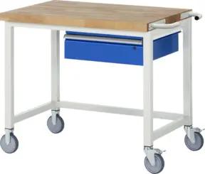 Rau Fahrbare Werkbank mit Querstrebe und Schublade BxTxH 1000x700x880mm