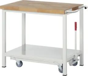 Rau Werkbank mit absenkbarem Fahrgestell Modell 8000 B 1000 x T 700 x H 880mm