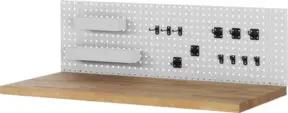 Rau Lochplatte für Werkbankmontage mit Hakenset BxTxH 1000x15x450mm