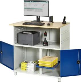 Rau Computer-Tisch ohne Monitorengehäuse stationär BxTxH 1100x800x1100mm