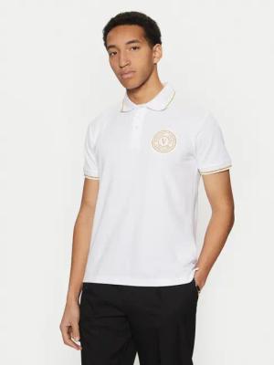 Versace Jeans Couture Poloshirt 78GAGT00 Weiß Regular Fit