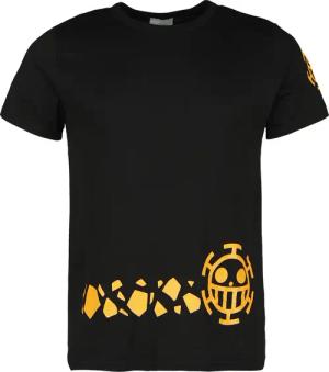 One Piece - Anime T-Shirt - Trafalgar New World - S bis XXL - Größe XXL - schwarz - Lizenzierter Fanartikel