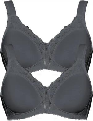 Viania Set: Bügelloser BH 2er Pack Soft BH Helga (Spar-Set, 2-tlg) nahtlos