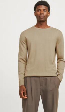 Jack & Jones Strickpullover "JJEEMIL KNIT CREW NECK NOOS", mit Rundhalsausschnitt