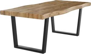 Jockenhöfer Gruppe Esstisch "Don", in Baumkantenoptik, 200x100 cm, Plattenstärke 8 cm