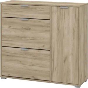 INOSIGN Schuhschrank "Arco 2, Schuhkommode, Schuhregal, Breite 102 cm", 2 Klappen mit Doppelschuhtrommeln, mit Schublade, in modernen Farben