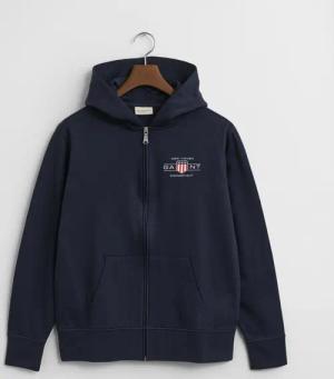 Gant Kapuzensweatjacke "GRAPHIC FULLZIP HOODIE"