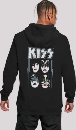 F4NT4STIC Kapuzenpullover "Kiss Rock Music Band Made For Lovin You", Premium Qualität, Band, Logo