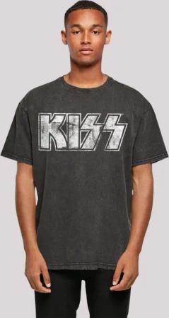 F4NT4STIC T-Shirt "Kiss Rock Band Vintage Logo", Premium Qualität, Musik, By Rock Off