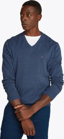 Tommy Hilfiger Strickpullover "ESSENTIAL COTTON V NECK"
