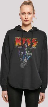 F4NT4STIC Sweatshirt "Kiss Rock Music Band Neon Band", Premium Qualität, Band, Logo