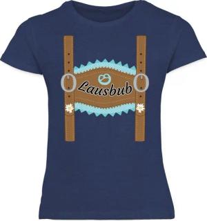 Shirtracer T-Shirt Lausbub Lederhose Mode für Oktoberfest Kinder Outfit