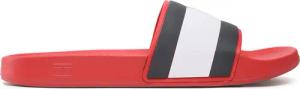 Tommy Hilfiger Pantoletten Rubber Th Flag Pool Slide FM0FM04263 Rot