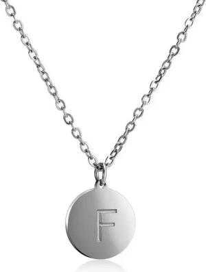 Kim Johanson Kette mit Anhänger Buchstaben A-Z in Silber (1-tlg)