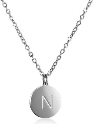 Kim Johanson Kette mit Anhänger Buchstaben A-Z in Silber (1-tlg)