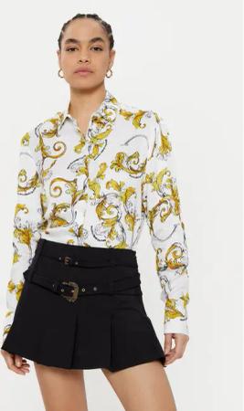 Versace Jeans Couture Hemd 78HAL222 Weiß Relaxed Fit