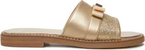 Tommy Hilfiger Pantoletten Sandal T4A2-33942-0572 M Goldfarben