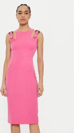 Versace Jeans Couture Coctailkleid 78HAO913 N0356 Rosa Regular Fit