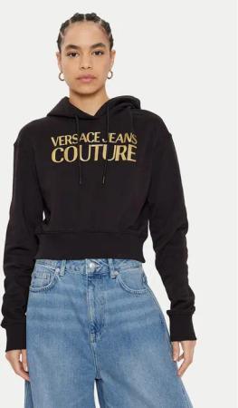 Versace Jeans Couture Sweatshirt 78HAIT01 Schwarz Regular Fit