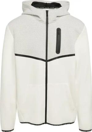 s.Oliver Sweatjacke aus einem Baumwollgemisch mit feinem Muster und Kapuze
