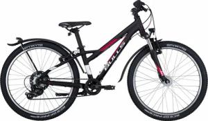 BULLS Zarena Street 24", 7 Gang Kettenschaltung, Kinderrad, Wave, Modell 2022/2023, 24 Zoll 32 cm black matt
