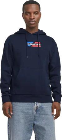 Jack & Jones Herren Hoodie Kapuzenpullover JJECORP GRAPHIC - Regular Fit