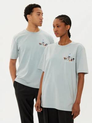 Filling Pieces T-Shirt Unisex Dog Walker 7449981 Grün Regular Fit