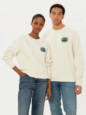 Filling Pieces Sweatshirt Unisex Gowtu 7453392 Écru Regular Fit