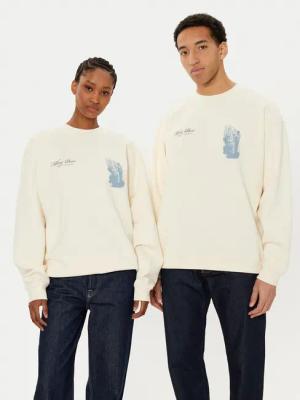Filling Pieces Sweatshirt Unisex Gardener 7459985 Écru Regular Fit