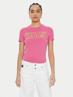 Versace Jeans Couture T-Shirt 78HAHT01 Rosa Regular Fit