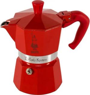 BIALETTI Teebereiter MOKA EXPRESS 3TZ rosso Winter Wonderland