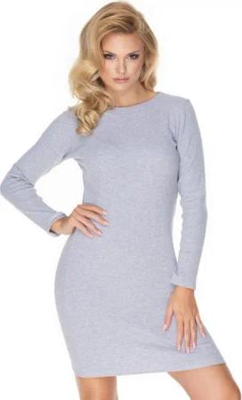 PeeKaBoo Minikleid Schlauchkleid Kleid gerippt Langarm