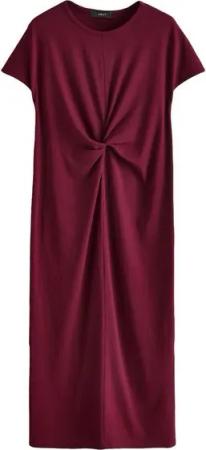 Next Sommerkleid Kurzärmliges T-Shirtkleid Sommerkleid mit Drehung (1-tlg)