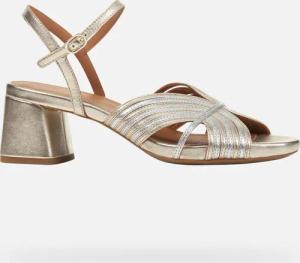 GEOX Schuhe Genziana Mid Dame Gold/silber
