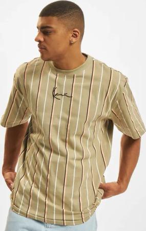 Karl Kani KM222-011-1 Small Signature Pinstripe Tee