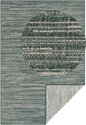 ELLE DECORATION Teppich Mèlange Wendeteppich, rechteckig, Höhe: 5 mm, Flachgewebe, In-& Outdoor, Modern, beidseitig, Balkon, Wohnzimmer