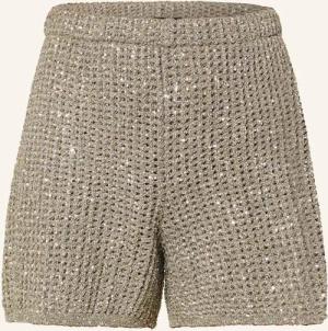 MARC CAIN Strickshorts WASHINGTON mit Pailletten