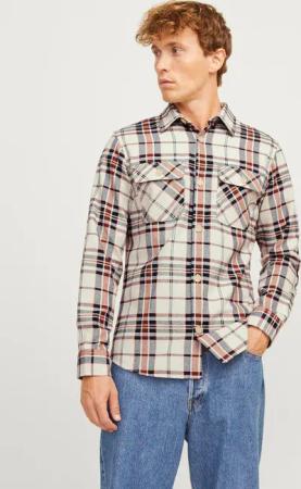 Jack & Jones Langarmhemd "JJEDARREN OVERSHIRT LS NOOS"