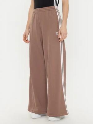 adidas Jogginghose 3-Stripes JC5762 Beige Wide Leg