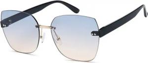 styleBREAKER Sonnenbrille Rahmenlose Rechteckige Sonnenbrille (1-St) Gradient