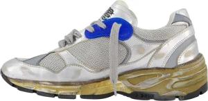 Golden Goose Low-Top Sneaker - Dames Running Dad Metallic Zilver - Gr. 40 (EU) - in Gunmetal - für Damen