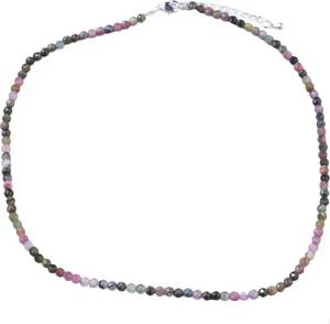 Eden Stone Perlenkette Turmalin Natürliche Edelstein Halskette Heilstein facettierte Perlen (1-tlg)