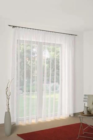 Wirth Gardine "7227", (1 St.), Store - Faltenband 1:3