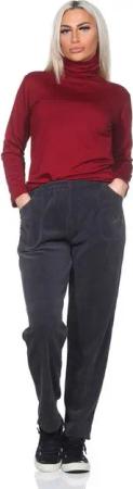 Cherry Berry Cordhose Damen Cordhose Kurzgröße Stoffhose bqueme Schlupfhose Übergangshose elastischer Bund, Unifarben